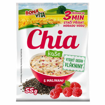 CHIA KAŠA S MALINAMI 55G